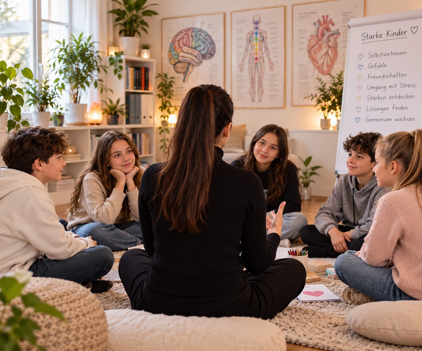 Coaching für Kinder und Jugendliche – Stärkung im Kreis